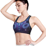 Dark Aries Zodiac Sign Print Women's Sports Bra