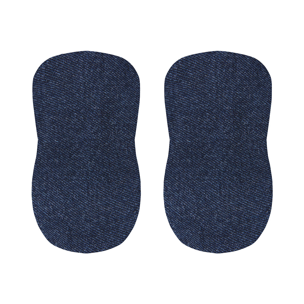 Dark Blue Denim Jeans Print Bar Stool Covers
