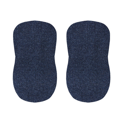 Dark Blue Denim Jeans Print Bar Stool Covers