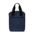 Dark Blue Denim Jeans Print Bible Tote Bag
