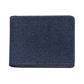 Dark Blue Denim Jeans Print Bifold Wallet