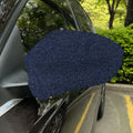 Dark Blue Denim Jeans Print Car Side Mirror Covers