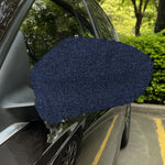 Dark Blue Denim Jeans Print Car Side Mirror Covers