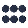 Dark Blue Denim Jeans Print Coaster Set