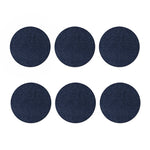 Dark Blue Denim Jeans Print Coaster Set