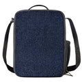 Dark Blue Denim Jeans Print Crossbody Lunch Bag