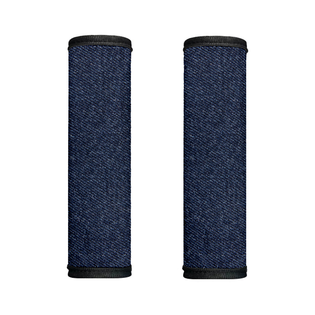 Dark Blue Denim Jeans Print Handle Covers