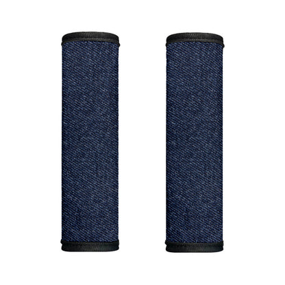 Dark Blue Denim Jeans Print Handle Covers