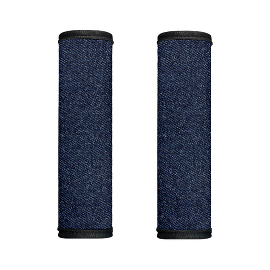 Dark Blue Denim Jeans Print Handle Covers