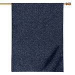 Dark Blue Denim Jeans Print House Flag