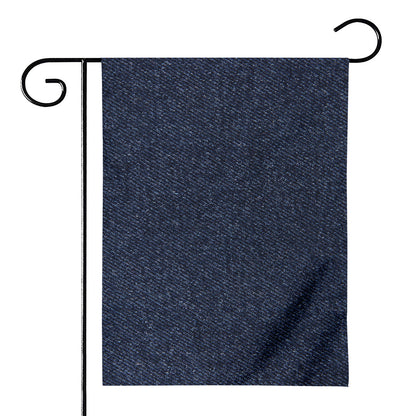 Dark Blue Denim Jeans Print House Flag