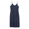 Dark Blue Denim Jeans Print Jersey Midi Cami Dress