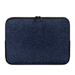 Dark Blue Denim Jeans Print Laptop Sleeve