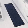 Dark Blue Denim Jeans Print Long Kitchen Mat