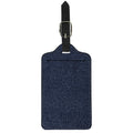 Dark Blue Denim Jeans Print Luggage Tag