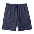 Dark Blue Denim Jeans Print Men's Swim Trunks