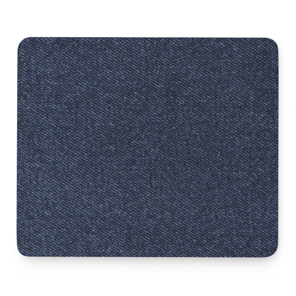 Dark Blue Denim Jeans Print Mouse Pad