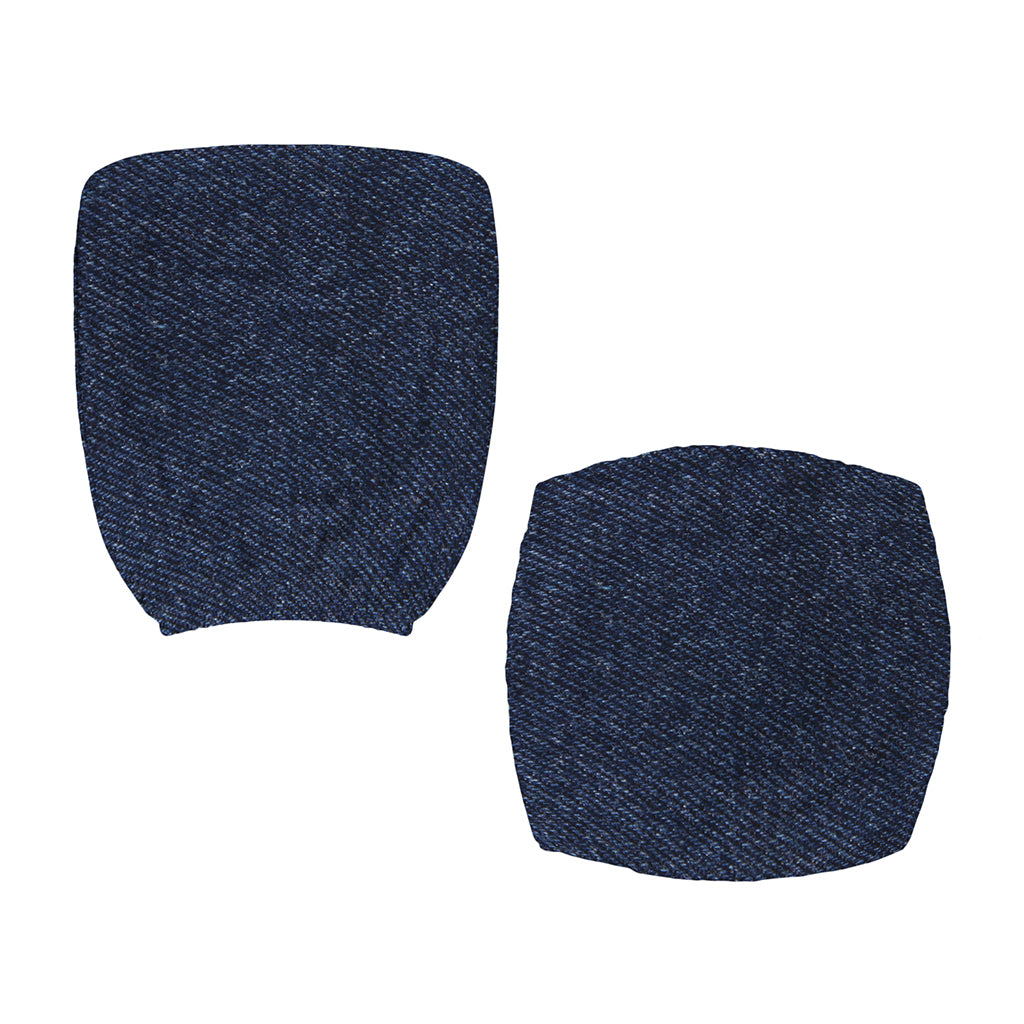 Dark Blue Denim Jeans Print Office Chair Cover