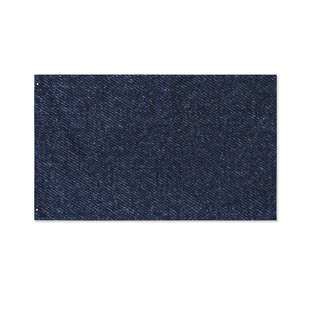 Dark Blue Denim Jeans Print Polyester Flag