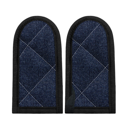 Dark Blue Denim Jeans Print Skillet Handle Cover
