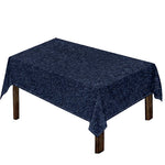 Dark Blue Denim Jeans Print Tablecloth