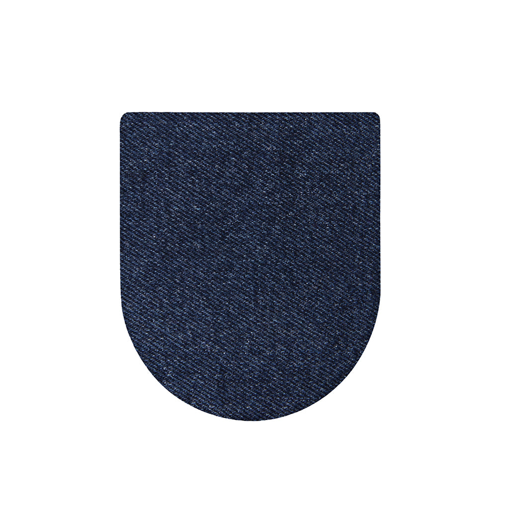 Dark Blue Denim Jeans Print Toilet Lid Cover