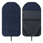 Dark Blue Denim Jeans Print Waterproof Car Seat Cover