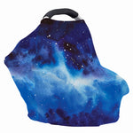 Dark Blue Galaxy Space Print Baby Seat Cover