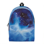 Dark Blue Galaxy Space Print Backpack