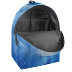 Dark Blue Galaxy Space Print Backpack