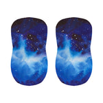 Dark Blue Galaxy Space Print Bar Stool Covers