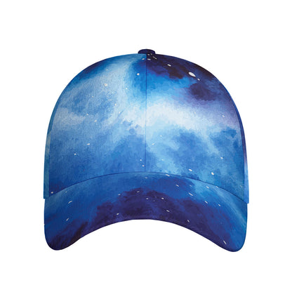 Dark Blue Galaxy Space Print Baseball Cap