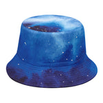 Dark Blue Galaxy Space Print Bucket Hat