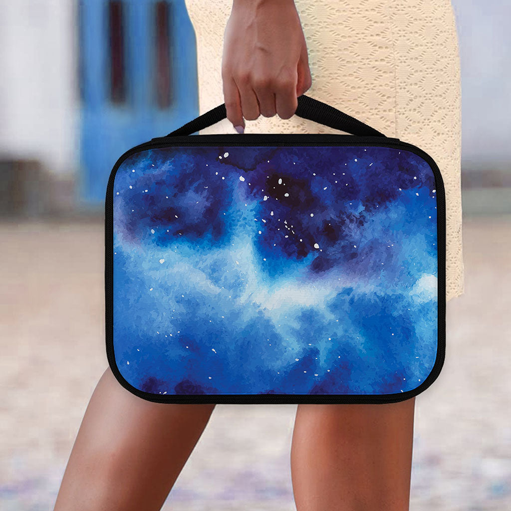Dark Blue Galaxy Space Print Classic Bible Case