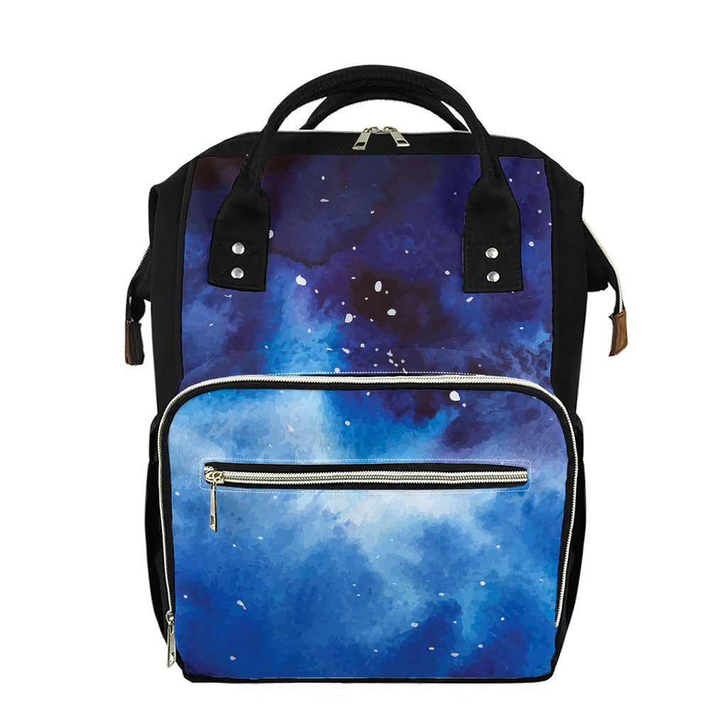 Dark Blue Galaxy Space Print Diaper Bag