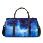Dark Blue Galaxy Space Print Duffle Bag