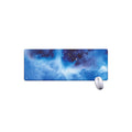Dark Blue Galaxy Space Print Extended Mouse Pad