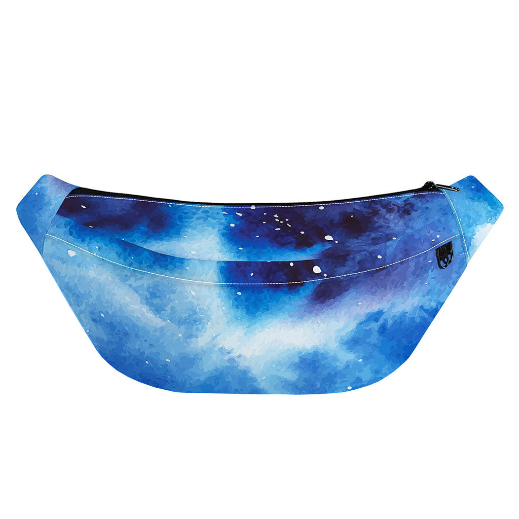 Dark Blue Galaxy Space Print Fanny Pack