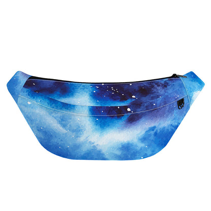 Dark Blue Galaxy Space Print Fanny Pack