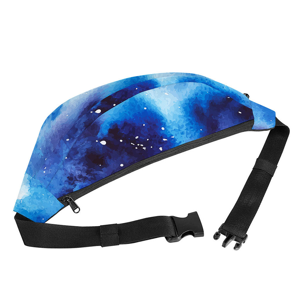 Dark Blue Galaxy Space Print Fanny Pack