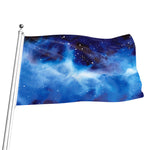 Dark Blue Galaxy Space Print Flag