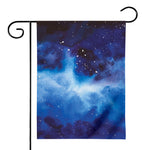 Dark Blue Galaxy Space Print House Flag