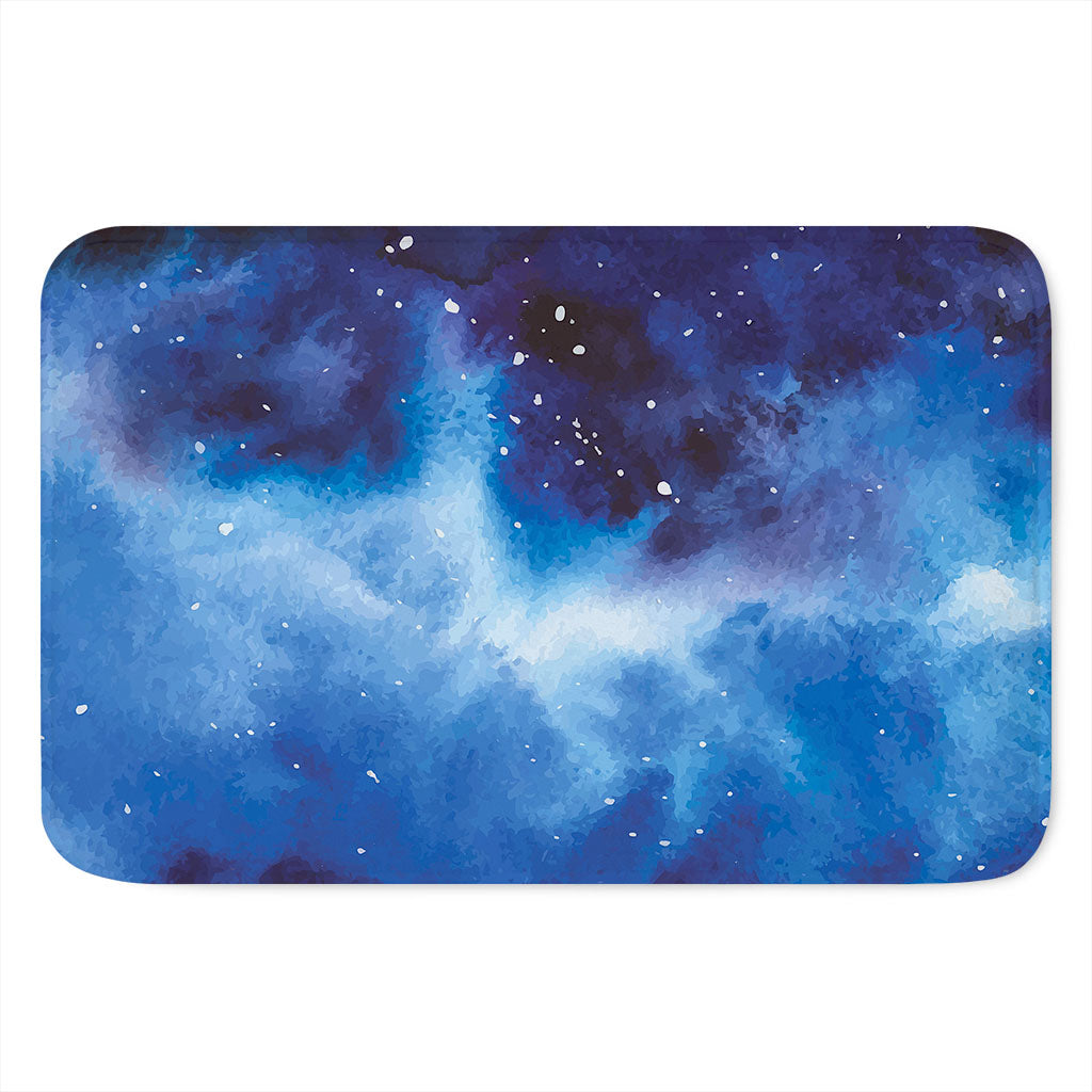 Dark Blue Galaxy Space Print Indoor Door Mat