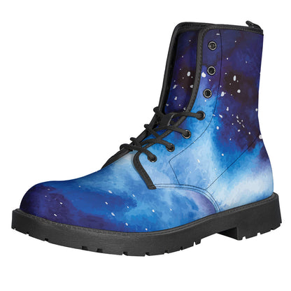 Dark Blue Galaxy Space Print Backpack