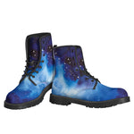 Dark Blue Galaxy Space Print Backpack