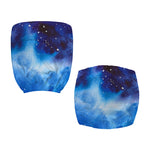 Dark Blue Galaxy Space Print Office Chair Cover