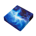 Dark Blue Galaxy Space Print Outdoor Seat Cushion Cover