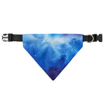 Dark Blue Galaxy Space Print Over The Collar Dog Bandana