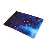 Dark Blue Galaxy Space Print Pet Cooling Mat Cover