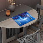 Dark Blue Galaxy Space Print Placemat